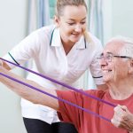 Caregiver providing consistent, familiar care to a senior
